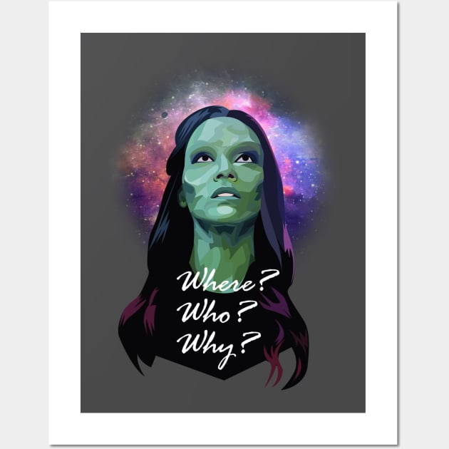 Why is Gamora? Wall Art by thisisntcrystal